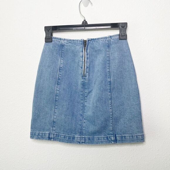 Pacsun Women’s Denim Short Mini Jean Skirt Size 23 - Picture 3 of 7